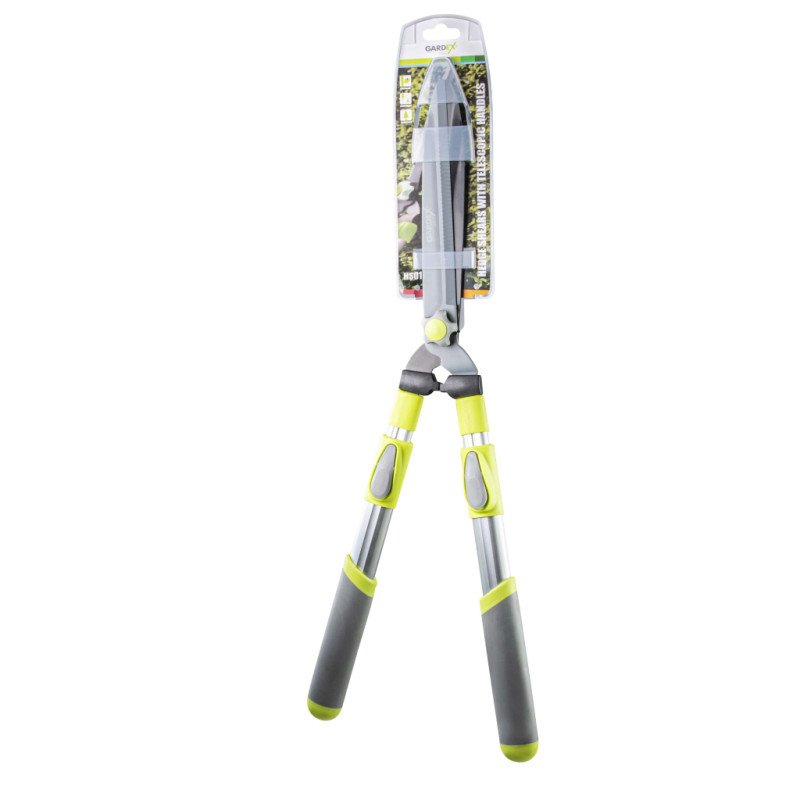 GARDEX Foarfeca pentru gard viu cu manere telescopice, lungime 725 mm
