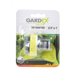 GARDEX Adaptor robinet 3/4" si 1" LUXE