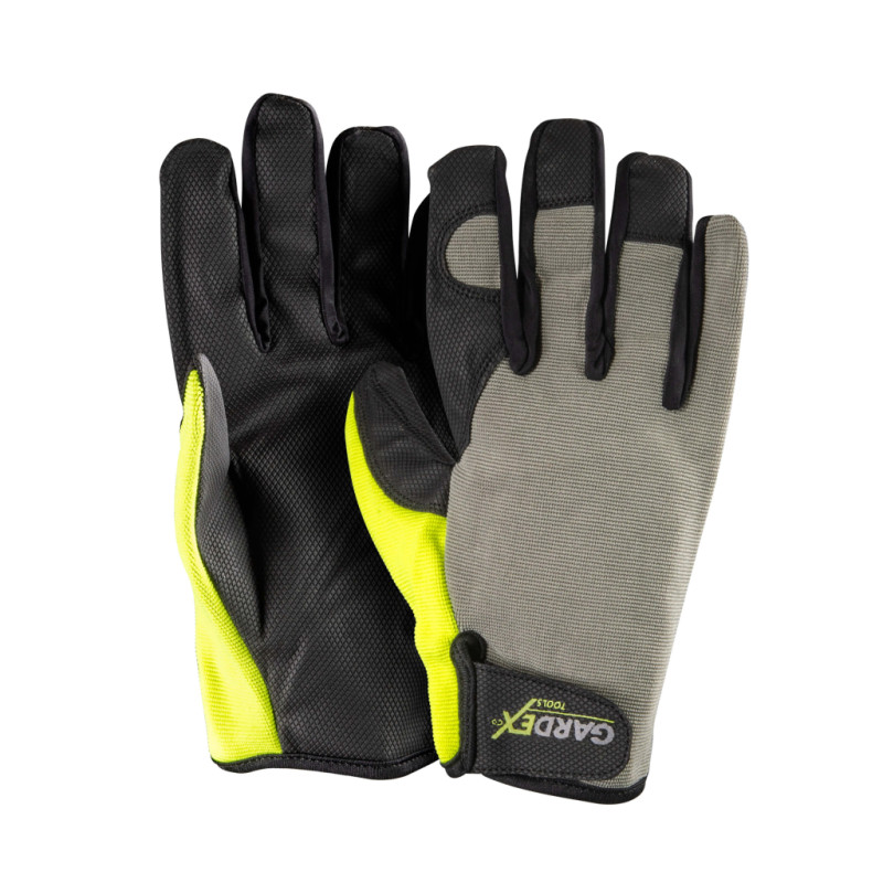 GARDEX Manusi de gradina piele sintetica si spandex LUXE
