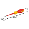 BOSCH Surubelnita dreapta SL3.5 izolata electric 1000 V, lungime 75 mm