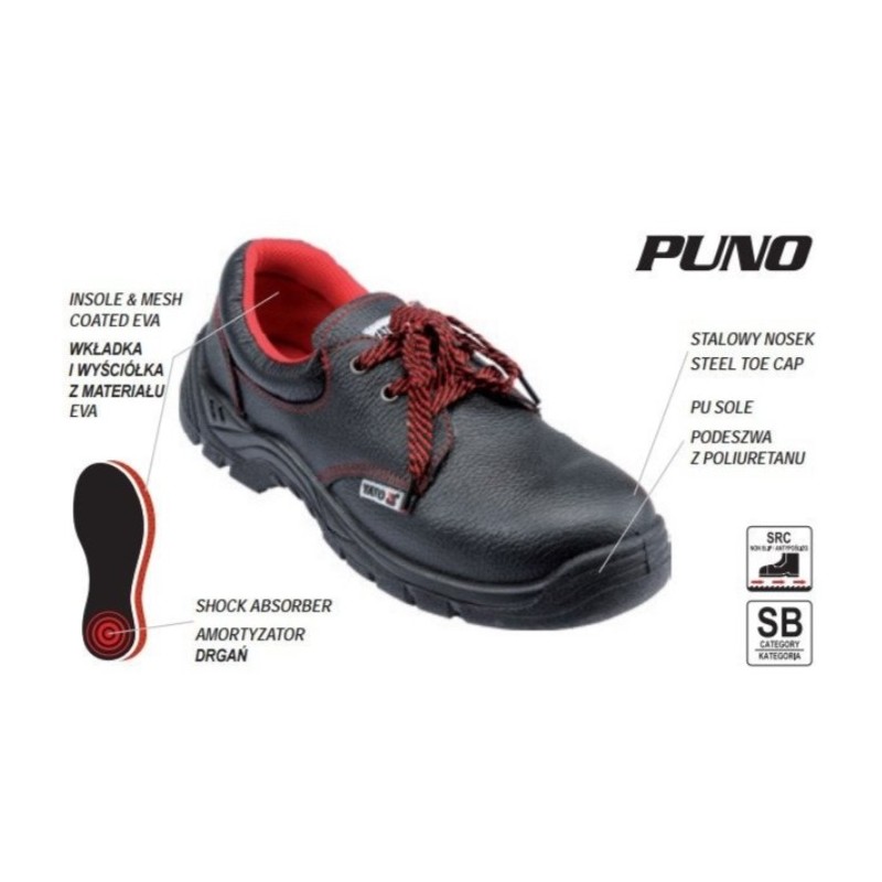 YATO Pantofi de lucru, marime 47, PUNO SB