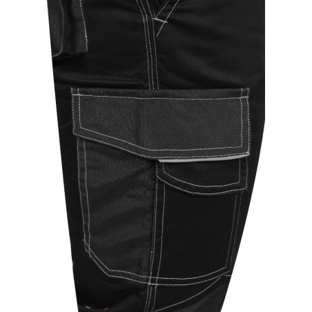 YATO Pantaloni cu elastan si benzi reflectorizante, marimea XXXL