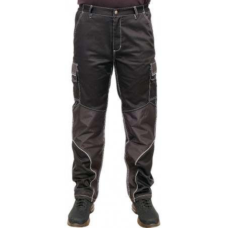 YATO Pantaloni cu elastan si benzi reflectorizante, marimea XXXL