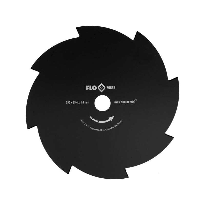 FLO Disc pentru motocoasa cu 8 dinti 25.4 x 250 mm