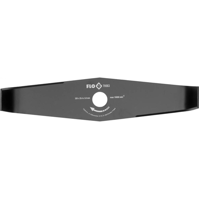 FLO Cutit pentru motocoasa cu 2 dinti 25.4 x 320 mm