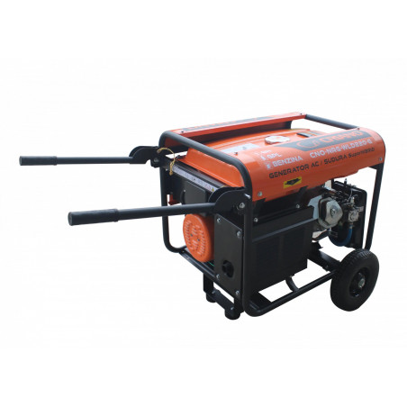 Generator de sudura 220A MMA si curent 5.5kW SuperHIBRID (GPL + Gaz Natural + Benzina) - CRIANO - CNO-NRG-WLD220-G