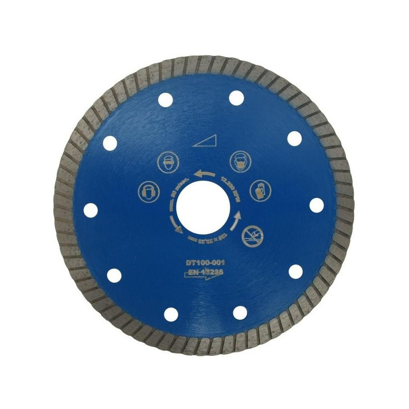Disc DiamantatExpert pt. Gresie ft. dura, Portelan dur, Granit - Turbo 125x22.2 (mm) Super Premium
