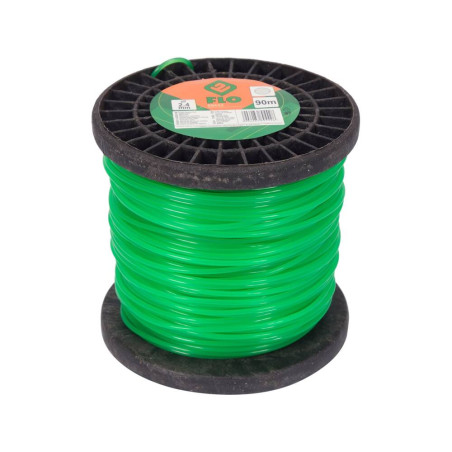 FLO Bobina cu fir nailon pentru trimmer profil rotund 2.4 mm х 90 m
