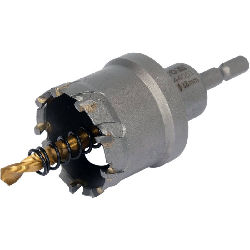 YT-44061 YATO Carota TCT pentru metal, diametru 38 mm, prindere 1/4