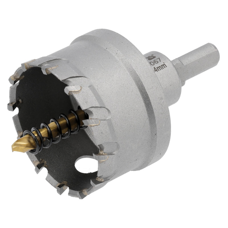 YATO YT-44067 Carota TCT pentru metal, diametru 54 mm, hex 3/8