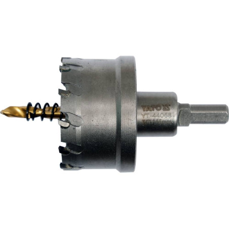 YATO YT-44068 Carota TCT pentru metal, diametru 55 mm, hex 3/8
