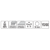 YATO YT-44068 Carota TCT pentru metal, diametru 55 mm, hex 3/8