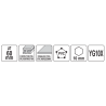 YATO Carota TCT pentru metal YT-44069, diametru 60 mm, hex 3/8