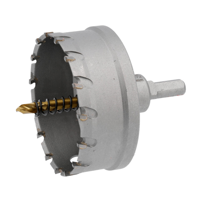 YT-44072 YATO Carota TCT pentru metal, diametru 80 mm, hex 3/8