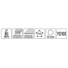 YT-44073 YATO Carota TCT pentru metal, diametru 90 mm, hex 3/8