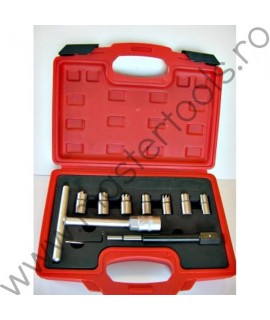 Trusa cu freze pentru curatat orificiu injector diesel TOOLHUB