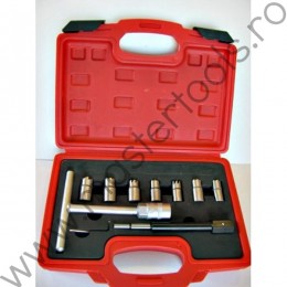Trusa cu freze pentru curatat orificiu injector diesel TOOLHUB