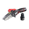 RAIDER Mini-fierastrau de gradina 10 cm, Li-Ion 2x2.0 Ah, pas lant 1/4
