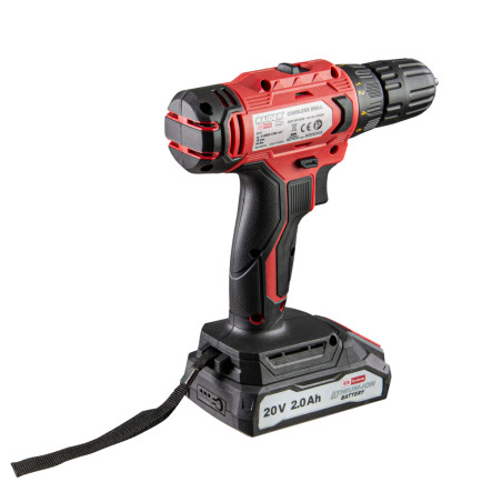 RAIDER Bormasina Li-Ion 20v 2x2Ah, 2 viteze, mandrina 10mm, cuplu 44Nm