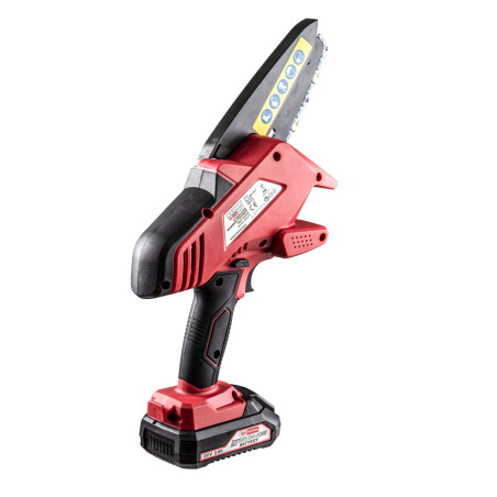 RAIDER Mini-fierastrau de gradina R20 Li-Ion 20 V 2Ah, 120 mm, pas 1/4