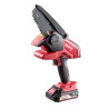 RAIDER Mini-fierastrau de gradina R20 Li-Ion 20 V 2Ah, 120 mm, pas 1/4