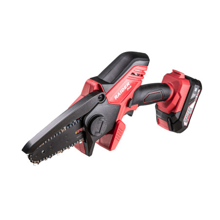 RAIDER Mini-fierastrau de gradina R20 Li-Ion 20 V 2Ah, 120 mm, pas 1/4