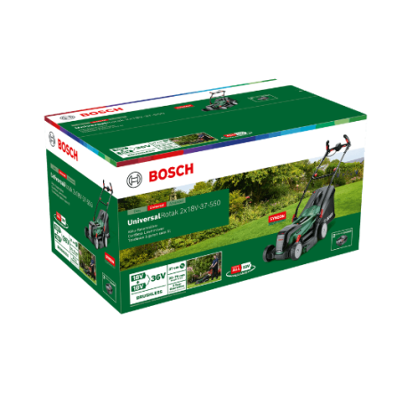 BOSCH Universal Rotak 37-550 Masina de tuns iarba 37cm, Li-Ion PBA 18V 4Ah