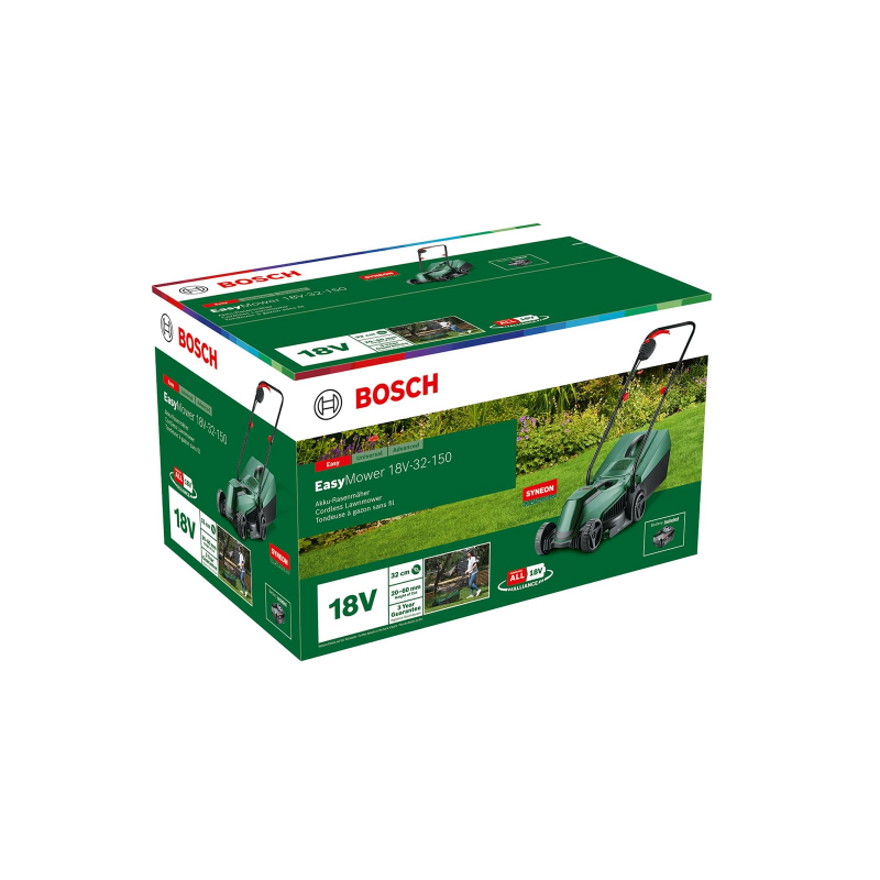 BOSCH EasyMower 32-200 Masina tuns iarba 32cm, Li-Ion PBA 18V 3.0 W-C
