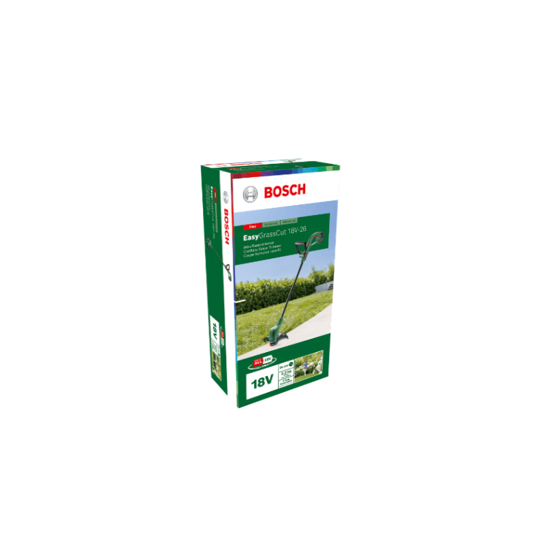 BOSCH Easy GrassCut 18V-26 Trimmer de gazon 260mm Li-Ion 2xPBA 18V 2Ah