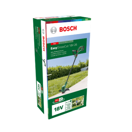 BOSCH Easy GrassCut 18V-26 Trimmer de gazon 260mm Li-Ion 2xPBA 18V 2Ah