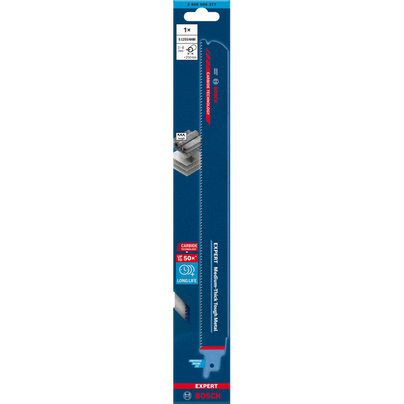 BOSCH EXPERT Panza de fierastrau sabie Medium-Thick Tough Metal, 300mm