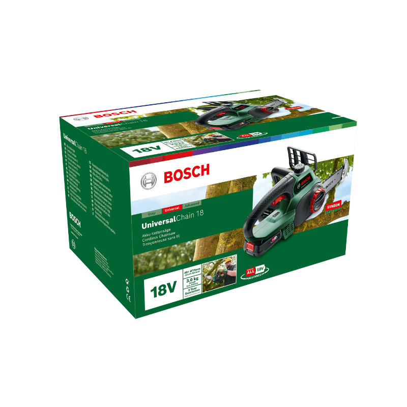 BOSCH UniversalChain 18 Fierastrau 20cm compatibil cu Li-Ion PBA 18V