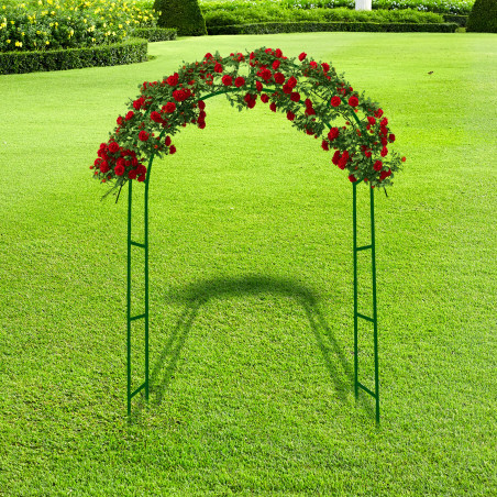 TOPGARDEN Arcada metalica pentru flori 240 x 140 x 37 cm