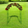 TOPGARDEN Arcada metalica pentru flori 240 x 140 x 37 cm