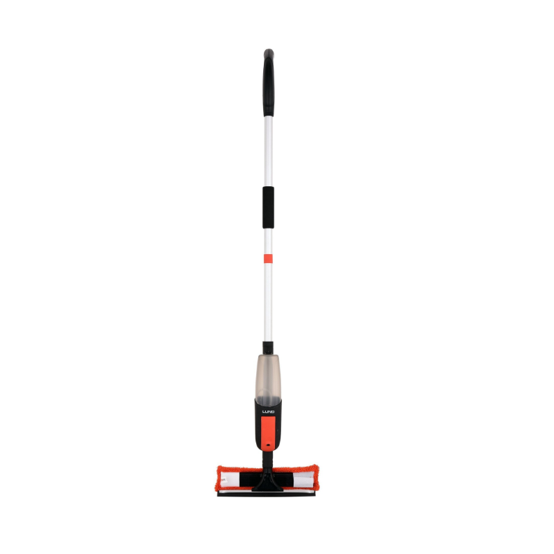 LUND Mop + stergator geam, recipient lichid 350 ml, metal, microfibra