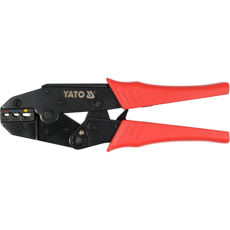 YATO Set conectori electrici si cleste de sertizat, 551 piese