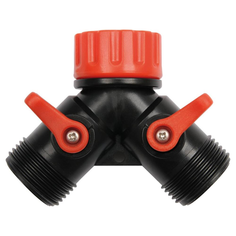 YATO Conector robinet tip '' Y '' cu 2 iesiri pentru furtun 1/2''