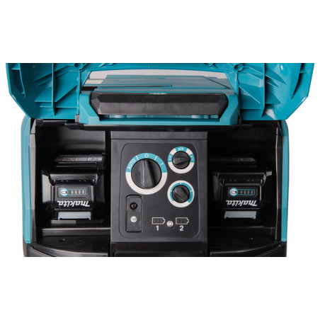 MAKITA Aspirator compatibil cu Li-Ion XGT 2 x 40V, umed si uscat, 40 L