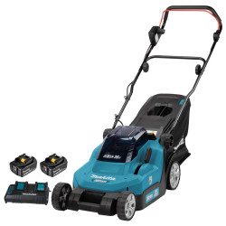 MAKITA Masina de tuns gazon cu 2 acumulatori LXT Li-Ion 18V 4Ah, 38 cm