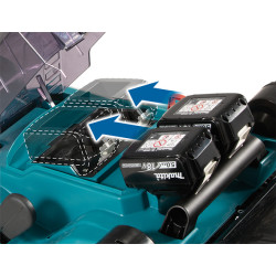 MAKITA Masina de tuns gazon cu 2 acumulatori LXT Li-Ion 18V 4Ah, 38 cm