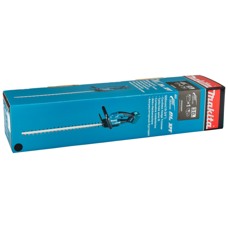MAKITA Masina de tuns gard viu Li-Ion LXT 18V 3 Ah, lungime lama 50 cm