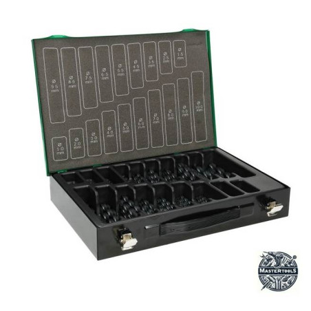 HIKOKI Set 170 burghie metal 1-8 mmx0.5mm,8.5-10x0.5mm,tija cilindrica