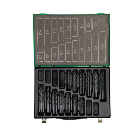 HIKOKI Set 170 burghie metal 1-8 mmx0.5mm,8.5-10x0.5mm,tija cilindrica