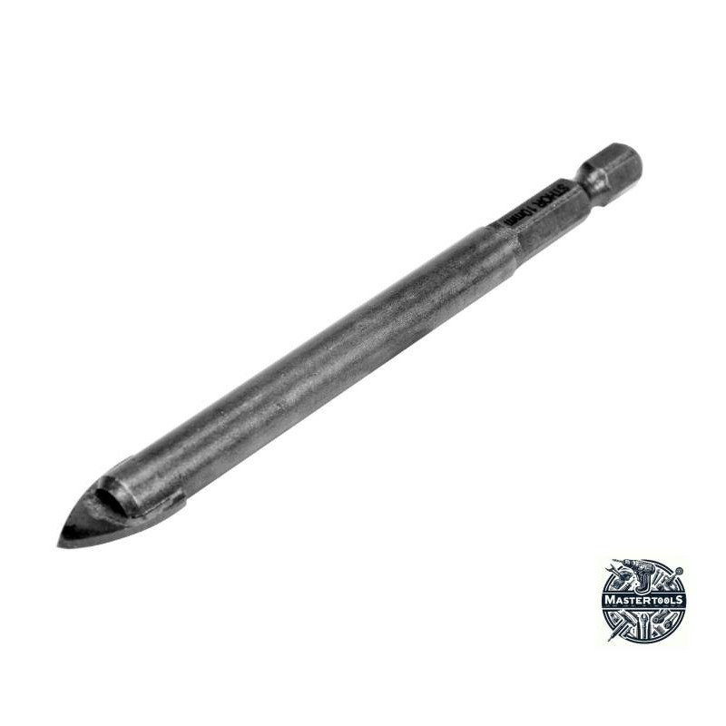 STHOR Burghiu sticla si ceramica 10mm, lungime 100mm,prindere 1/4" hex
