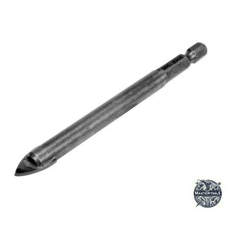 STHOR Burghiu sticla si ceramica 10mm, lungime 100mm,prindere 1/4" hex