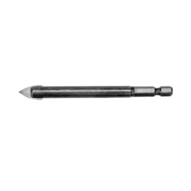 STHOR Burghiu sticla si ceramica 10mm, lungime 100mm,prindere 1/4" hex