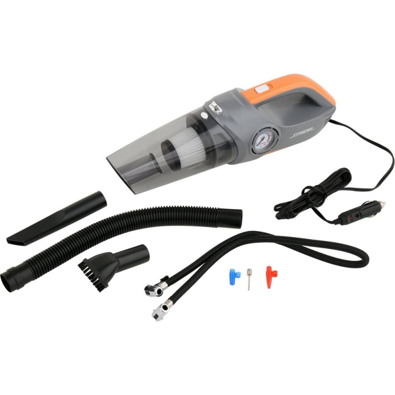 STHOR Aspirator de masina si compresor, 12V, 80W/120W, 20 l/min