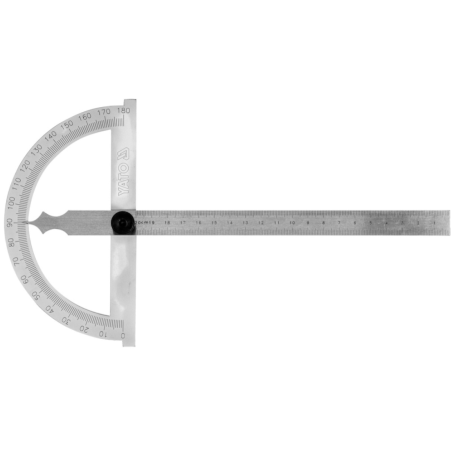 YATO Raportor 150x200 mm, unghi 180°