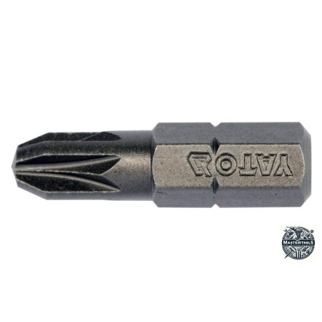 YATO Set 10 biti surubelnita PZ3, prindere hex 1/4'', lungime 25 mm