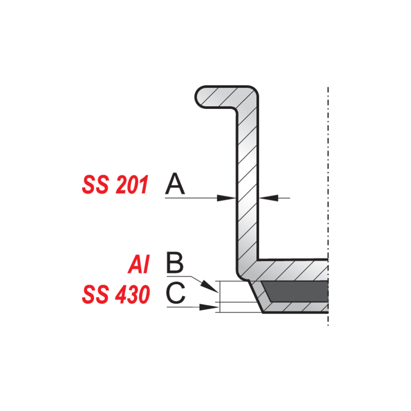 YATO GASTRO Oala cu capac, 12 litri, 250 x 250 mm, inox